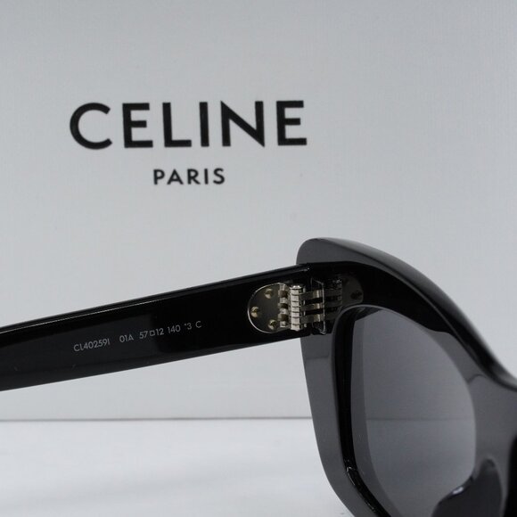 Final Price! Celine CL40259I 01A Black Grey Sunglasses - Picture 7 of 10